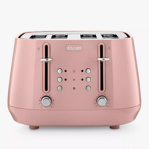 Eclettica 4 Slot Toaster Eclettica Glossy Pink CTY4003.PK