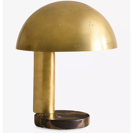 Liepa Brass And Marble Table Lamp
