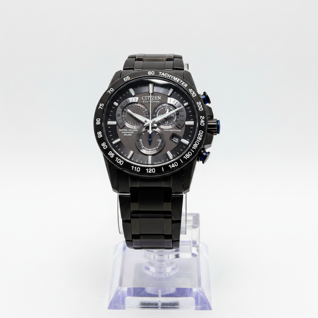 AT4007-54E Men's Eco-Drive Perpetual Calendar Chronograph Bracelet