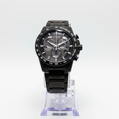 AT4007-54E Men's Eco-Drive Perpetual Calendar Chronograph Bracelet