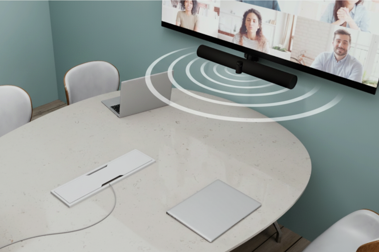 PanaCast 50 Video Bar Conferencing System Gray 4K