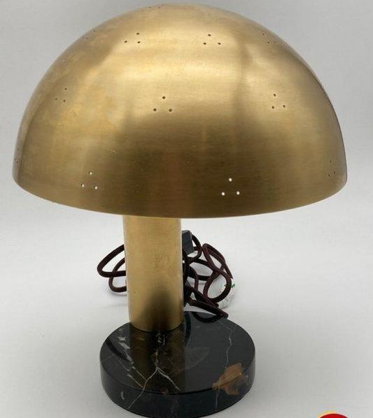 Liepa Brass And Marble Table Lamp