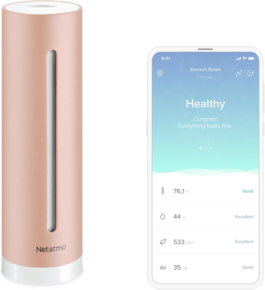 Smart Indoor Air Quality Monitor (Temp, Humidity, Noise, CO2)