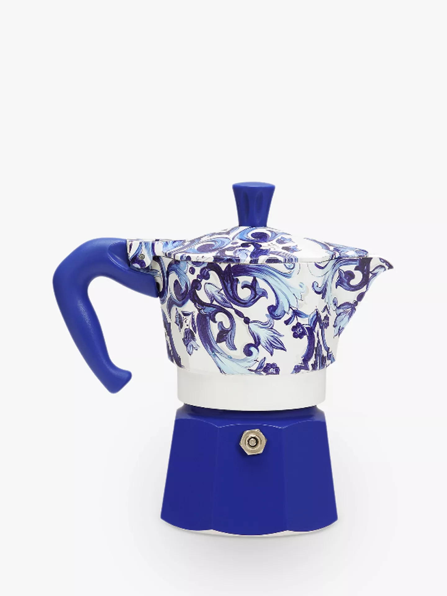 Dolce & Gabbana Moka Espresso Coffee Maker, 6 cup Mediterranean Blue