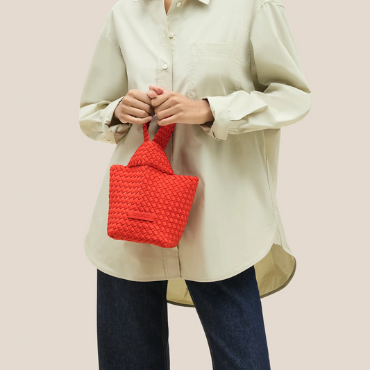Naghedi Kyoto Tote Clutch Rosso Ipanema Bag