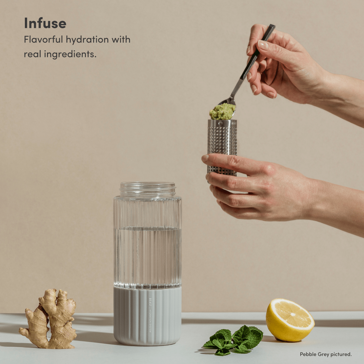 Blender Plus B10 1L Hydration System Pebble Grey