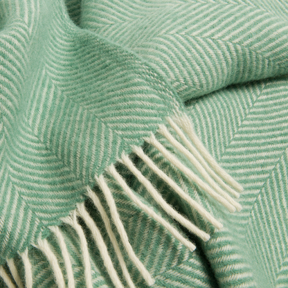Tweedmill Herringbone Pure Wool Throw 150x83cm