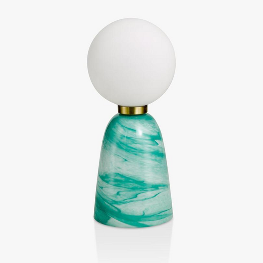 Planet Dual Lit Glass Table Lamp Green | Matthew Williamson