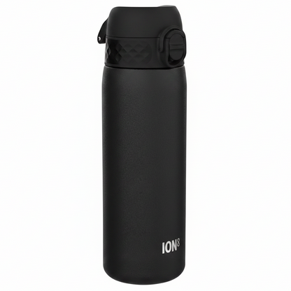 ION8 Leak Proof Slim Water Bottle - Black - 600ml (20oz)