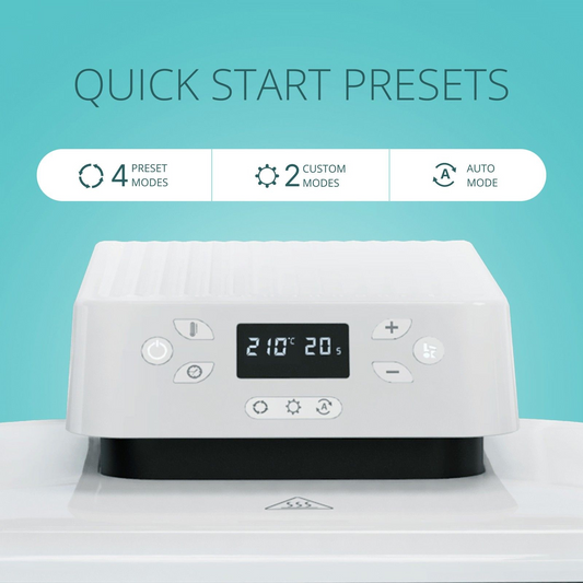Auto Heat Press Machine White | 38x38 cm