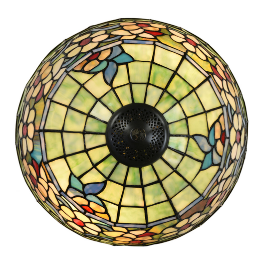 Tiffany Style Floral Stained Glass Table Lamp