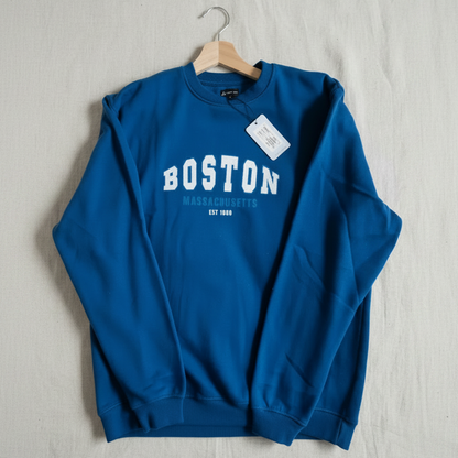Blue Boston University Sweatshirt Medium
