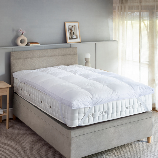 Goose Down Dual Chamber Mattress Topper