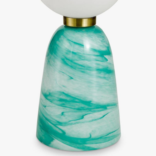 Planet Dual Lit Glass Table Lamp Green | Matthew Williamson