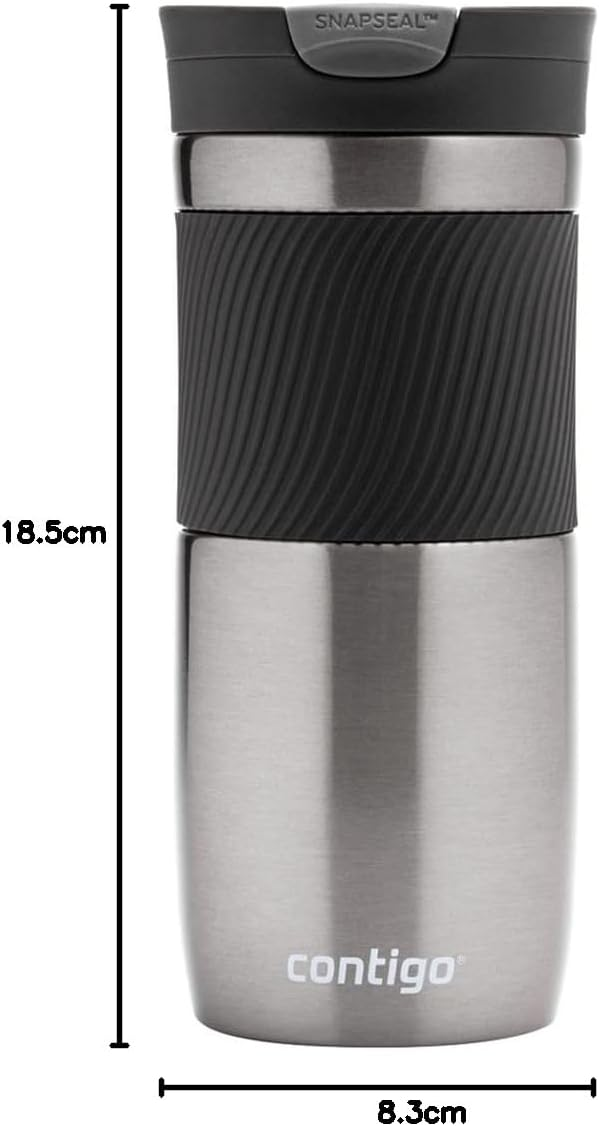 Byron 2 Snapseal Travel Mug 470ml Stainless Steel Thermalock