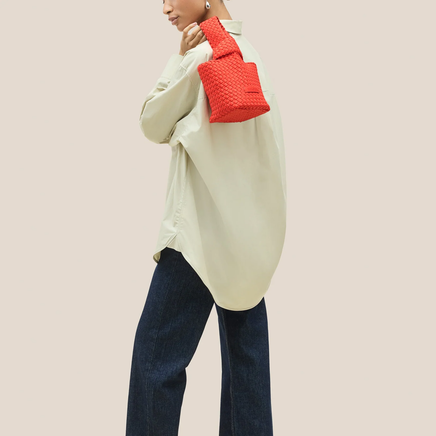 Naghedi Kyoto Tote Clutch Rosso Ipanema Bag