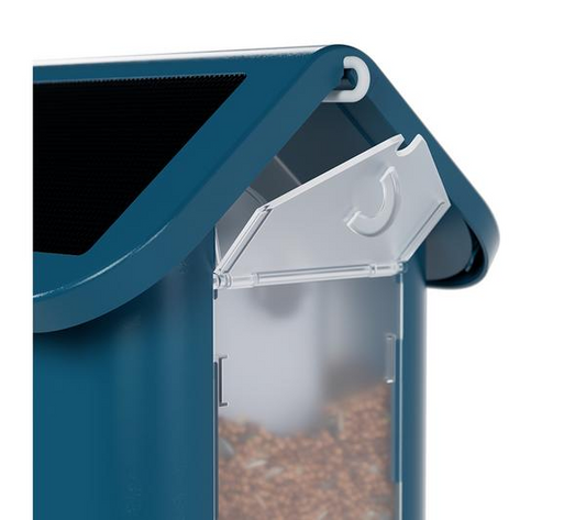 Bird Buddy 2.0 Smart Camera Bird Feeder with Solar Roof - Blue
