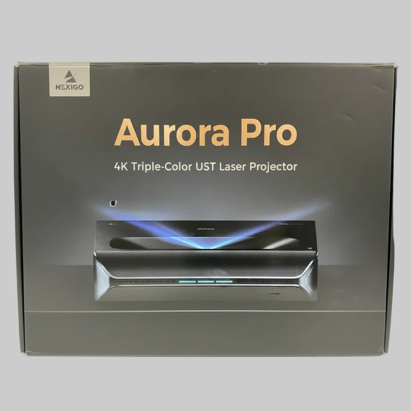 Aurora Pro Ultra Short Throw 4K Tri-Color Laser Projector