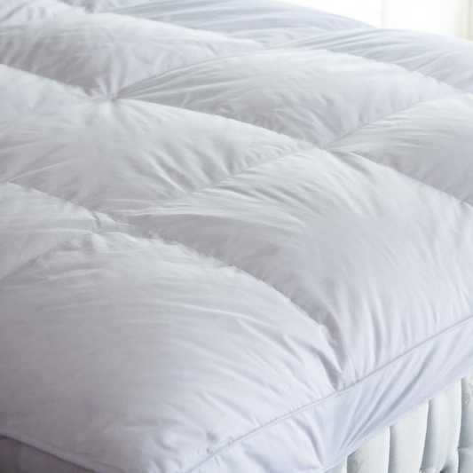 Goose Down Dual Chamber Mattress Topper