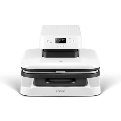 Auto Heat Press Machine White | 38x38 cm