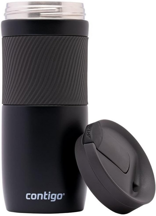 Byron Snapseal Travel Mug, 470 ml - Matte Black