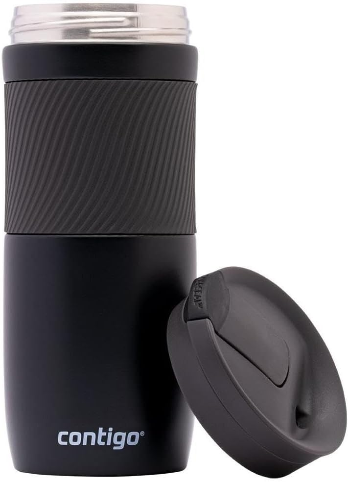 Byron Snapseal Travel Mug, 470 ml - Matte Black