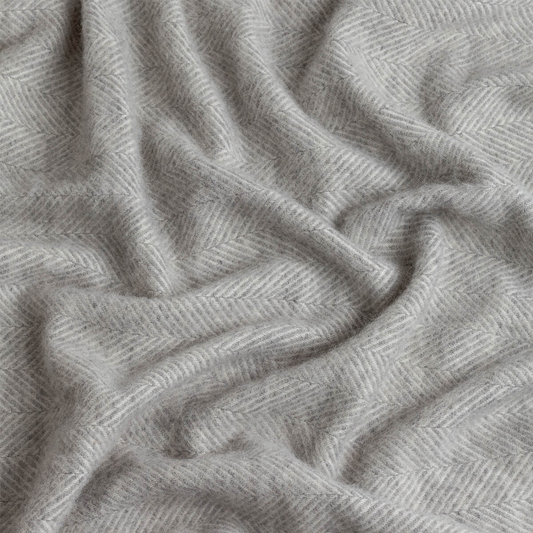 Tweedmill Herringbone Pure Wool Throw 150x83cm