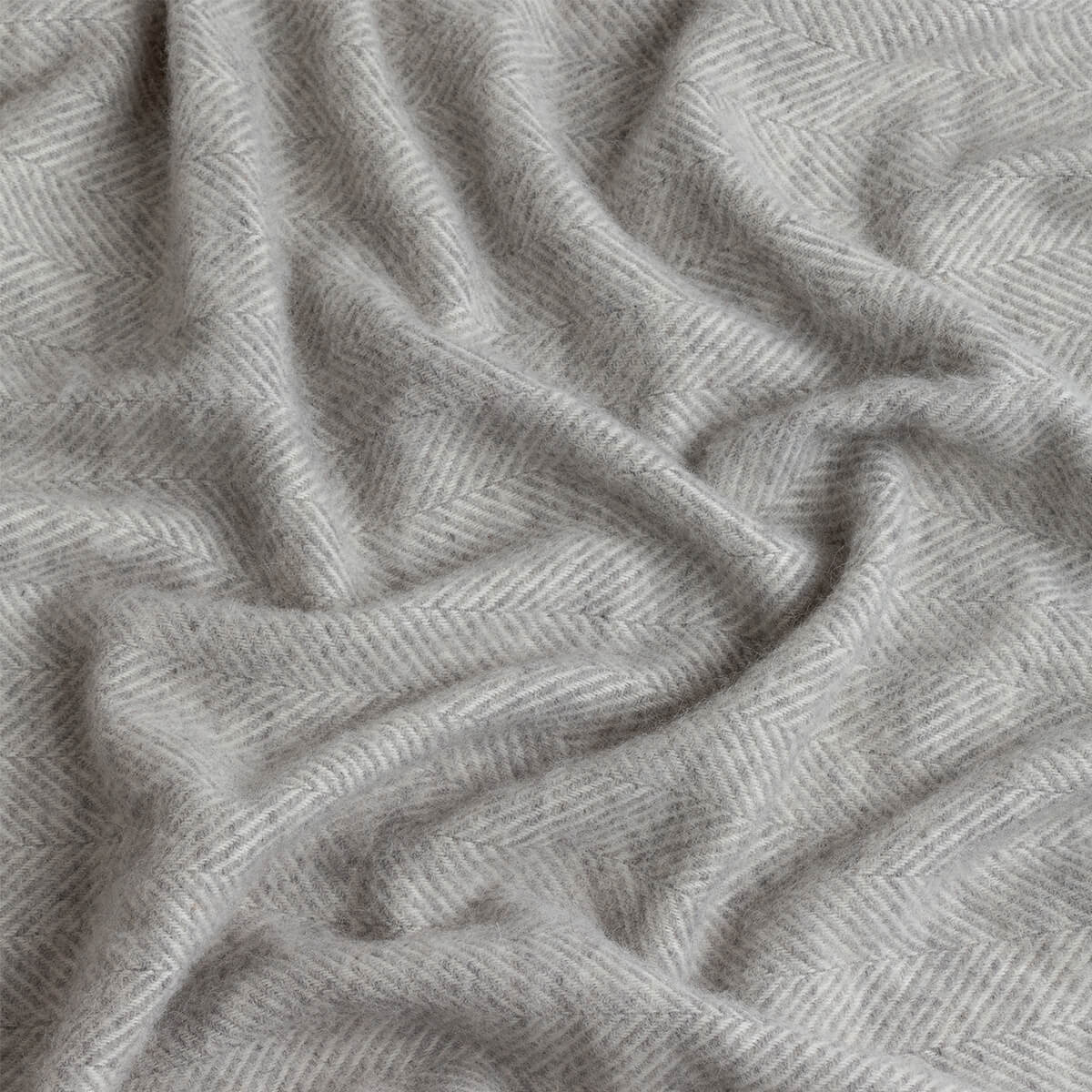 Tweedmill Herringbone Pure Wool Throw 150x83cm