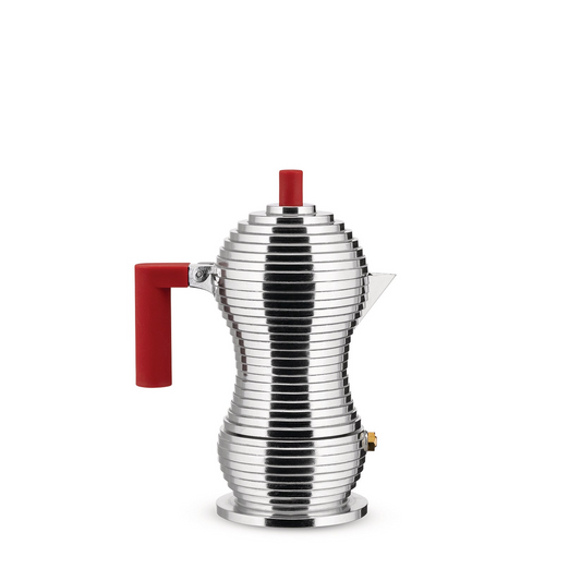 Pulcina Espresso coffee maker - Red Design by Michele De Lucchi