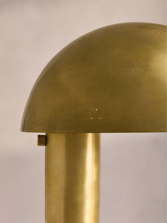 Liepa Brass And Marble Table Lamp