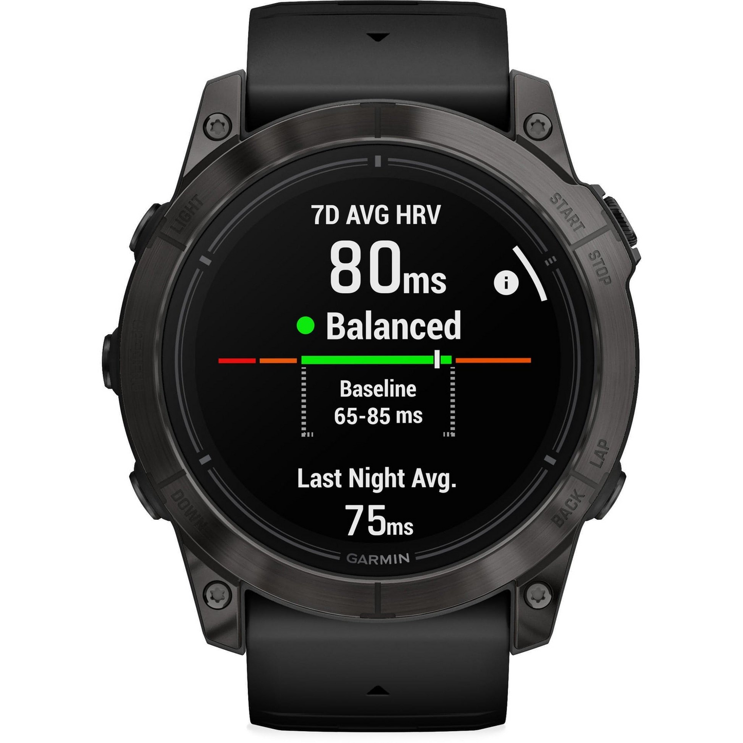 Epix Pro Gen 2 Sapphire Titanium Bezel Watch Black 51mm