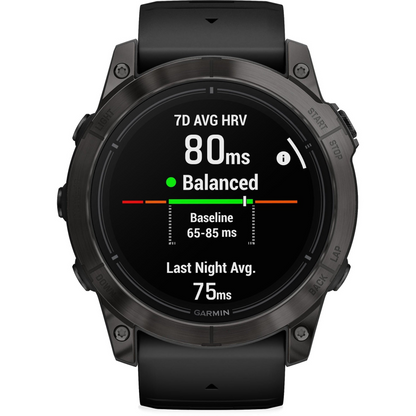 Epix Pro Gen 2 Sapphire Titanium Bezel Watch Black 51mm