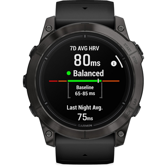 Epix Pro Gen 2 Sapphire Titanium Bezel Watch Black 51mm